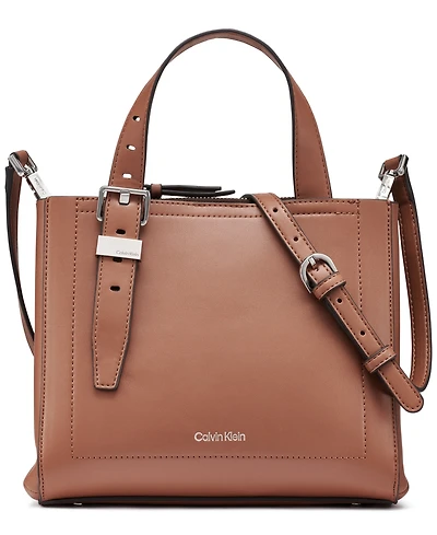 Calvin Klein Lowen Triple Compartment Adjustable Crossbody Bag
