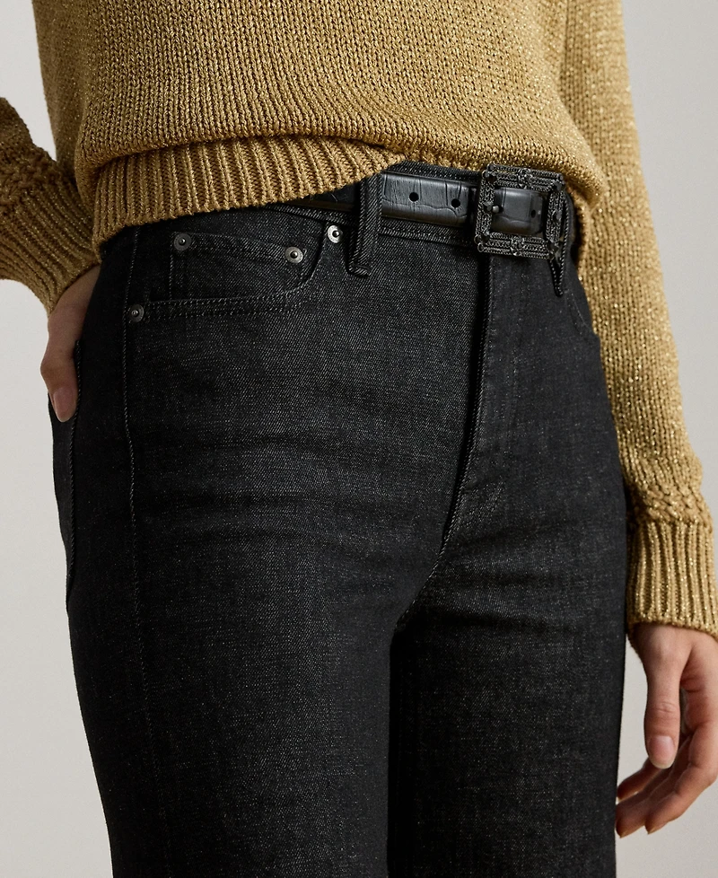 Lauren Ralph Women's High Rise Flare Jeans