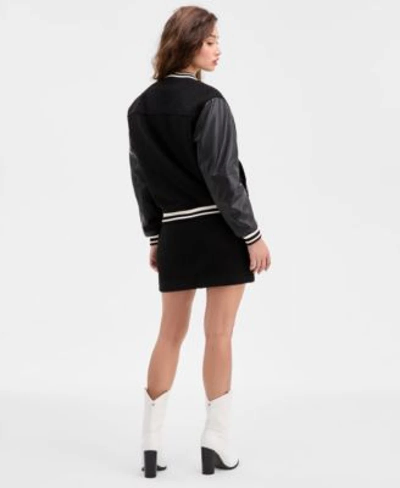 Guess Womens Danielle Bomber Jacket Zita Mini Skirt