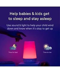 Hatch Rest+ Baby & Kids Sound Machine 2nd Gen Child's Night Light, Alarm Clock, Toddler Sleep Trainer, Time-to-Rise, White Noise, Bedtime Stories, Por