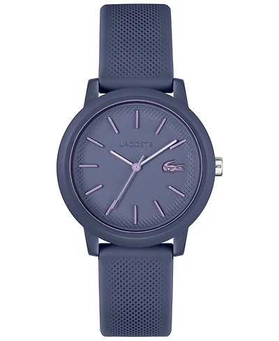 Lacoste Unisex Purple Silicone Strap Watch, 36mm