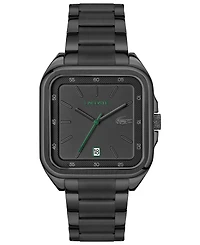 Lacoste Men's Ionic Plated Black Stainless Steel Bracelet Watch, 39mm