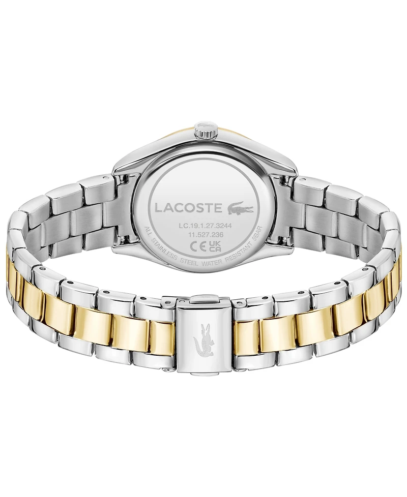 Lacoste Women's Parisienne Two Tone Stainless Steel Bracelet Watch, 30mm