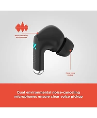 RadioShack Wireless Gaming Earbuds with Noise Cancelation and Rgb Led Lights With 22 Hour Playtime
