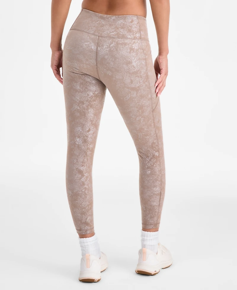 Id Ideology Women's Shine Compression Leggings, Macy's Exclusive