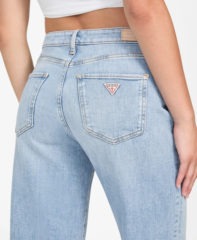 Guess Women's Wide Leg High Rise Pants