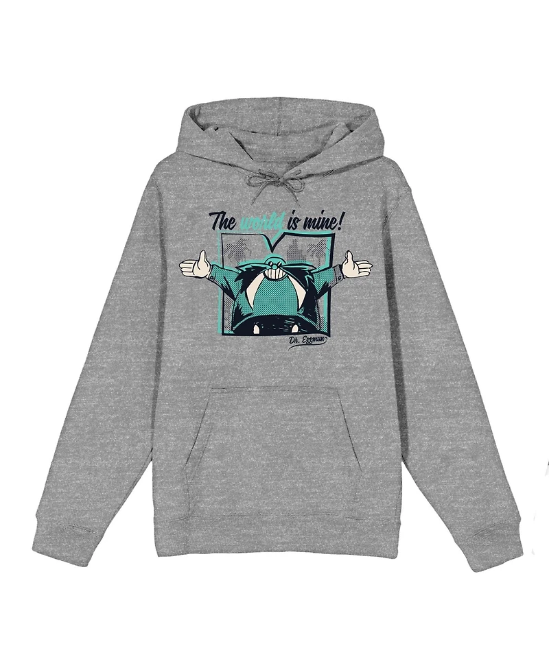 Sonic the Hedgehog Men's Dr. Eggman Athletic Heather Sweatshirt