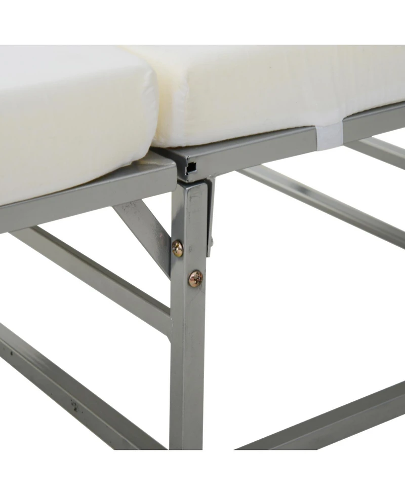 Homcom Convertible Ottoman, Guest Sleeper Bed,