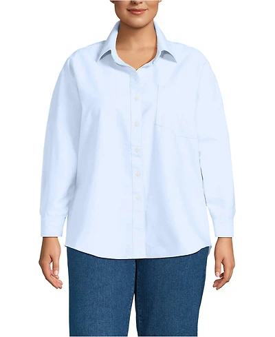 Lands' End Women's Plus Oxford Shirt