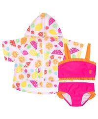 Tommy Bahama Big Girls Cover-Up and Swimsuit Set