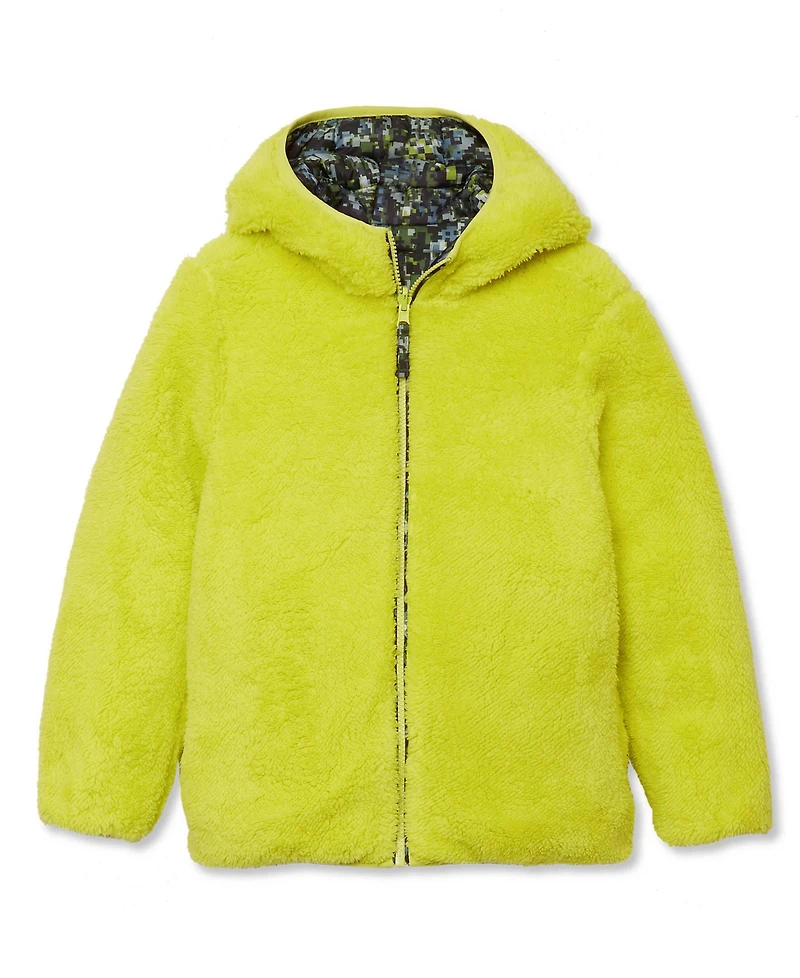 Lands' End Boys FeatherFree Reversible Hooded Jacket