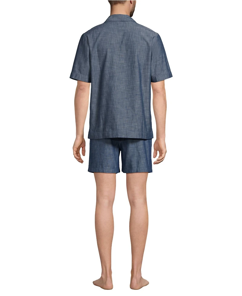 Lands' End Men's Short Sleeve Essential Sleep Set