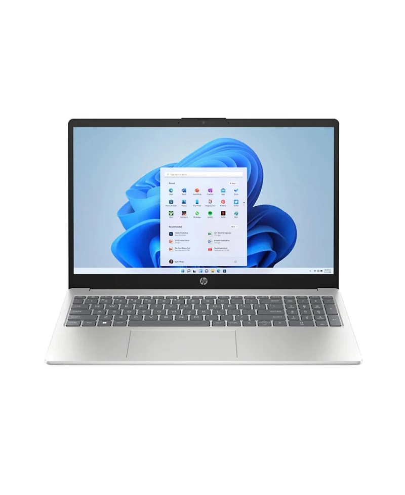 Hp 15-fd0102ds 15.6" Hd Touchscreen Laptop, Intel N100 0.8GHz, 4GB Ram, 128GB Ufs, Windows 11 Home S Mode, Moonlight Blue/Natural Silver