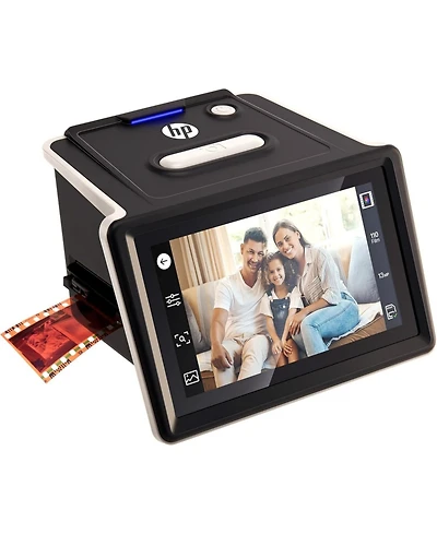 Hp FilmScan Film & Slide Scanner with 5" Touch Screen, Film Scanner Convert Negatives to Digital 22MP Jpeg