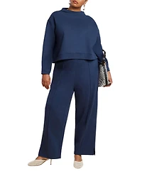 Eloquii Elements Women's Plus Seam Detail Sweatpant