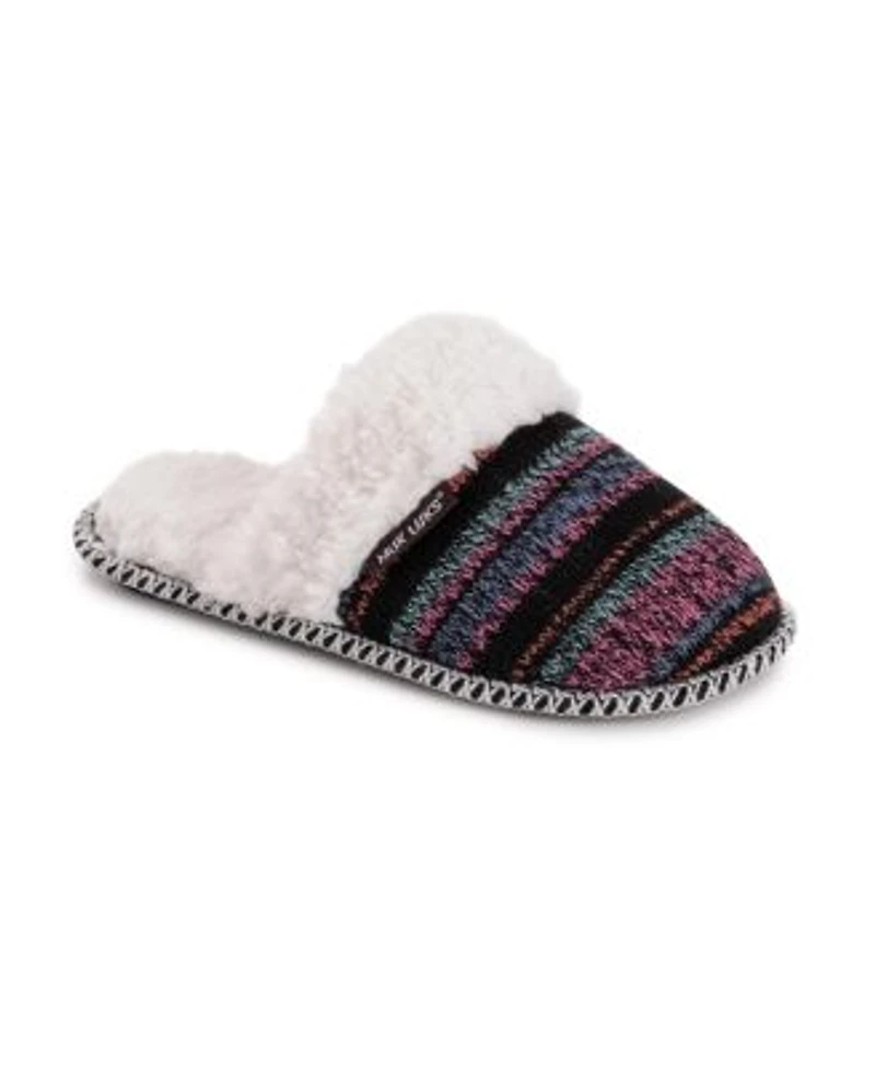 Muk Luks Womens Frida Scuff Slippers