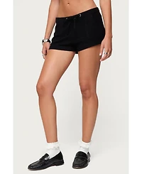 Edikted Women's Hollis Linen Look Shorts