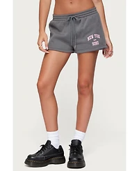 Edikted Women's Soho 76 Sweat Shorts