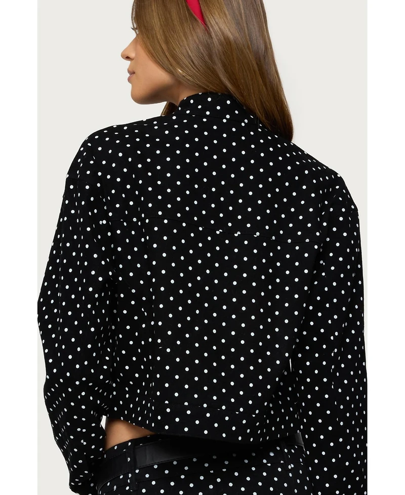 Edikted Women's Tabitha Polka Dot Jacket