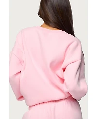 Edikted Women's Love Oversized Sweatshirt