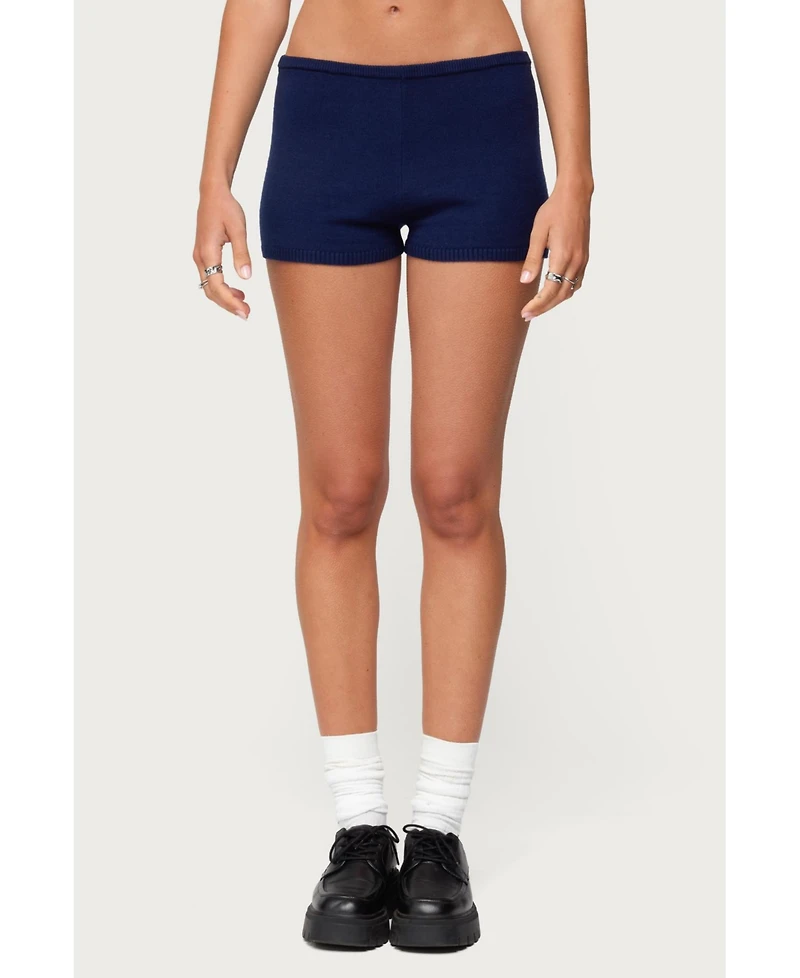 Edikted Women's Arianna Knit Shorts
