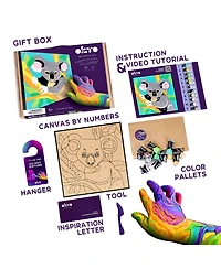 Wise Elk Okto Clay by Numbers - Koala - (11.4×11.4 in) - Ages 5+
