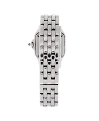 Pre-Owned Cartier Panthere de Cartier Quartz Watch in White Gold with Diamond Bezel 22mm