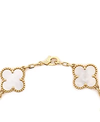 Pre-Owned Van Cleef & Arpels Vintage Alhambra 5 Motifs Bracelet