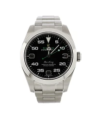 Pre-Owned Rolex Oyster Perpetual Air King Chronometer Automatic Watch in Stainless Steel 40mm