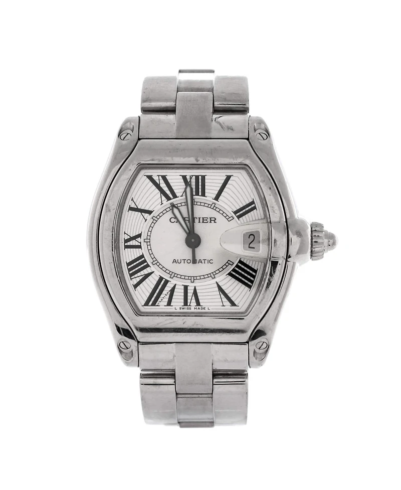 Pre-Owned Cartier Roadster Automatic Watch in Stainless Steel 37mm