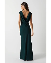 Coast Cowl Back Maxi Bridesmaid Dress