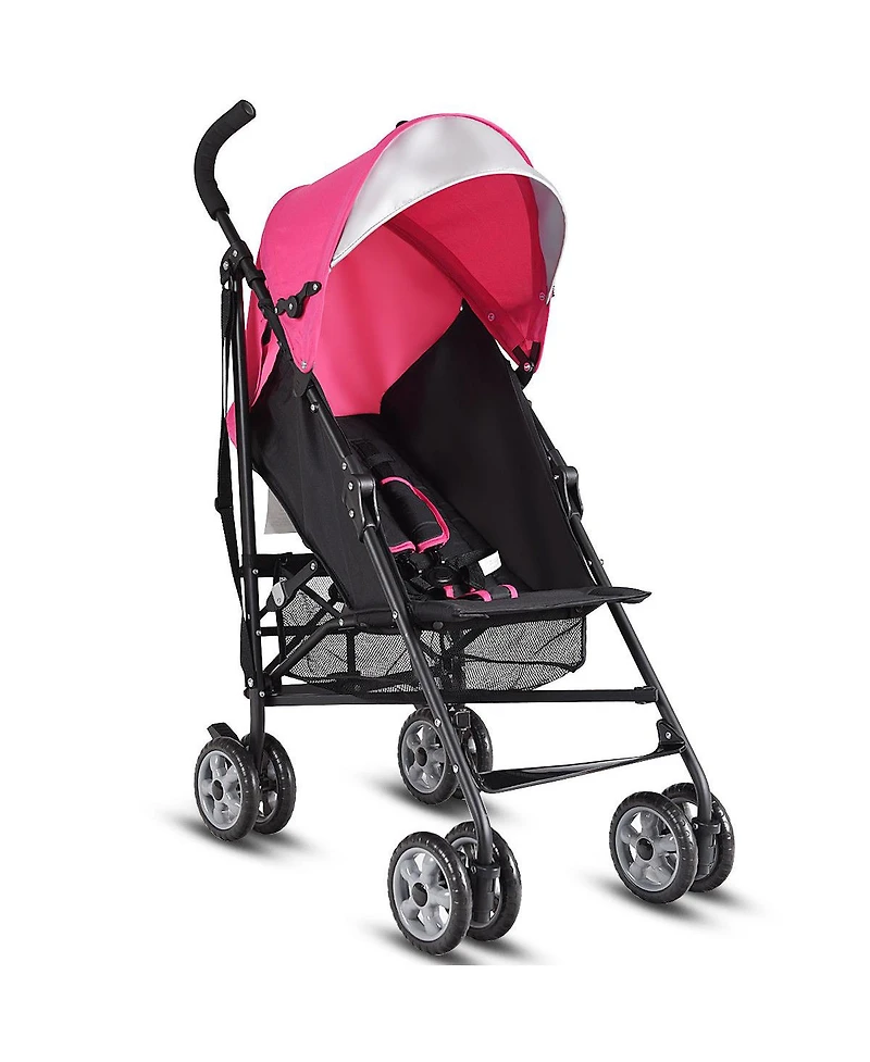 Costway Toddler Folding Lightweight Umbrella Travel Stroller w/ Storage Basket