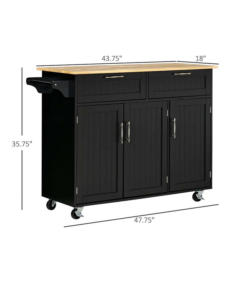 Slickblue Freestanding Kitchen Storage Cabinet with Doors and Shelves for Pantry and Dining Room