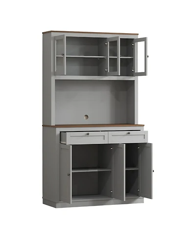 Slickblue Multi-Purpose Kitchen Storage Cabinet for Utensils, Appliances, and Pantry Items