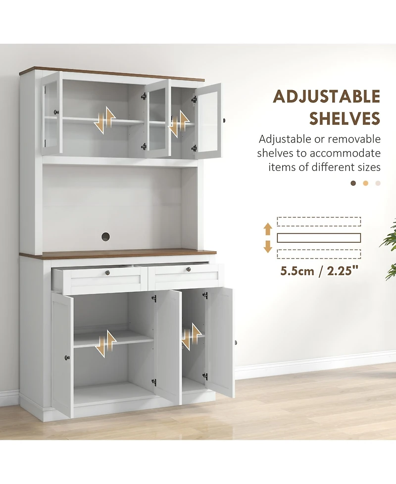 Slickblue Spacious Multi-Purpose Kitchen Storage Cabinet for Efficient Utensils and Pantry Storage