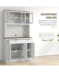 Slickblue Spacious Multi-Purpose Kitchen Storage Cabinet for Efficient Utensils and Pantry Storage