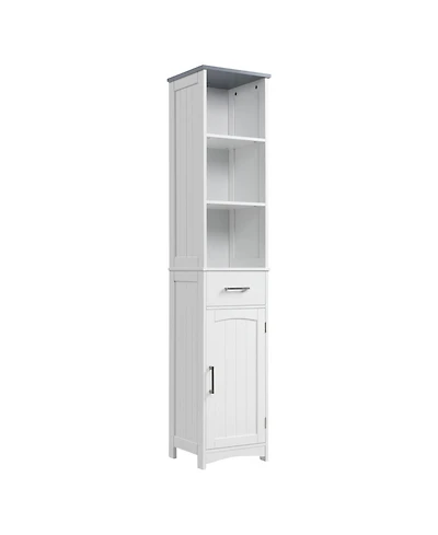 Space Saving Bathroom Storage Cabinet with Strong Design for Towels and Essentials