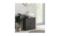 Pedestal Sink Storage Cabinet with Shelves for Bathroom Organization and Space Saving