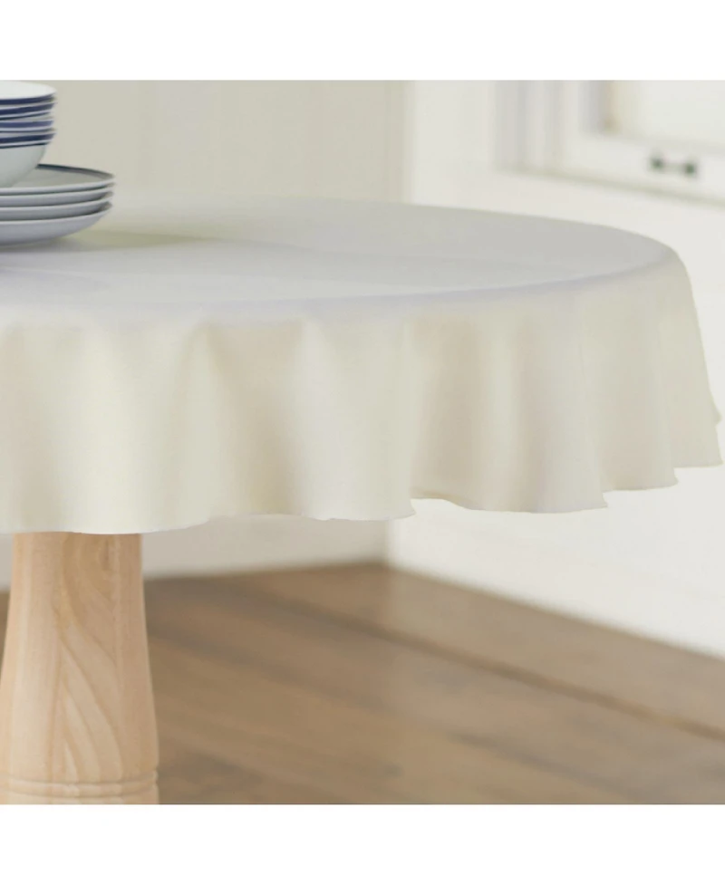 Elegant Round Tablecloth for Dining - Durable, Spill-Proof Fabric, Perfect Any Occasion