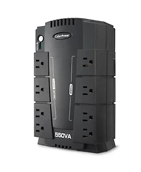 CyberPower Standby Series CP550SLG 550VA / 330W Simulated Sine Wave Ups, 8 Outlets / Usb Port