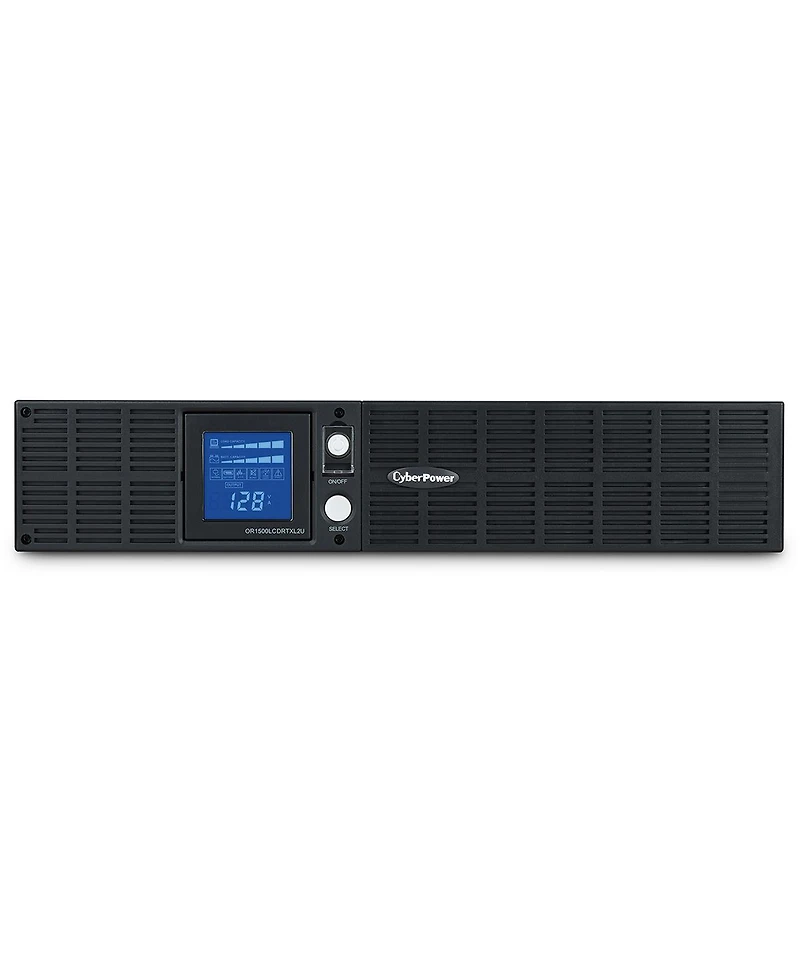 CyberPower OR1500LCDRTXL2U Smart App Intelligent LCD 1500VA / 1125W Ups, 2U Rack Mount, 8 Outlets