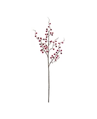 Set of 12 Iced Berry Twig Sprays for Seasonal Decor