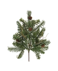 Set of 6 Realistic Artificial Pine Stems for Holiday Decorations