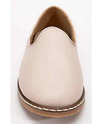 Epilogue Shoes Dalya Leather Slip On Flats (Women)