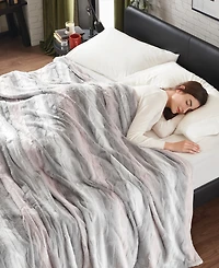 Madison Park Zuri Faux Fur Blanket