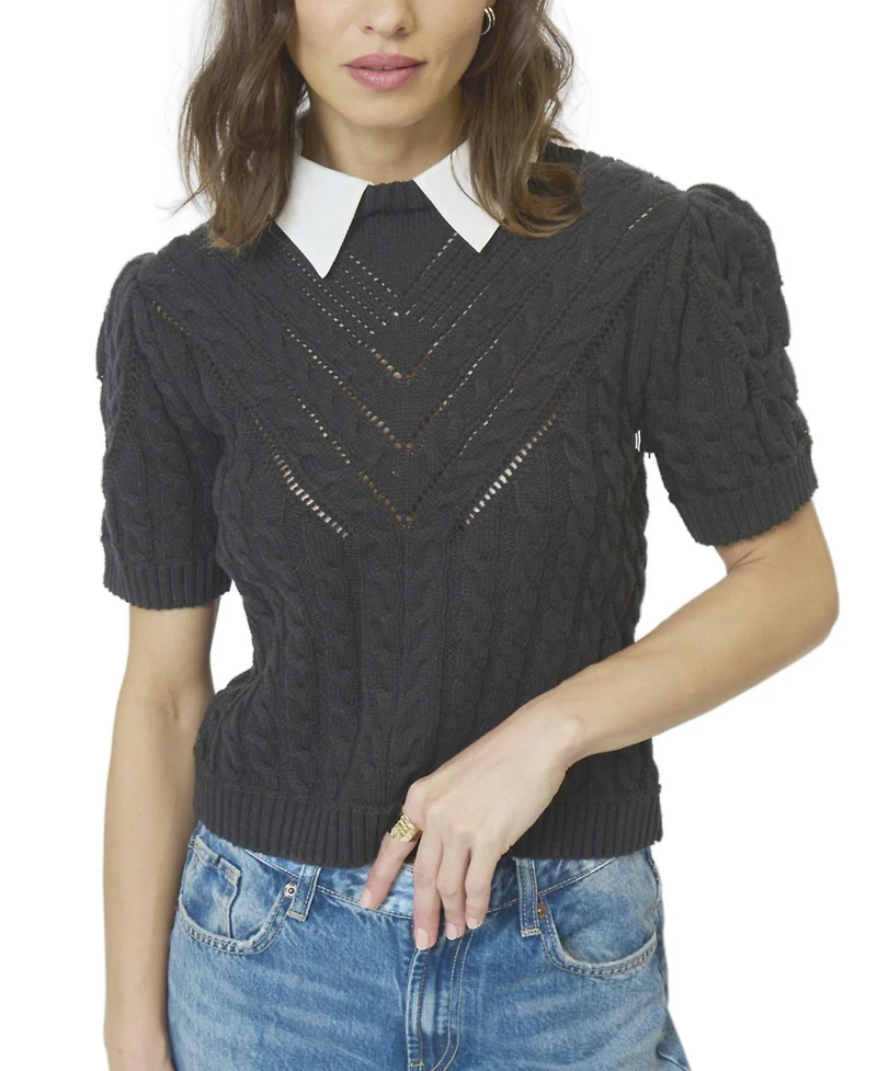 Central Park West Women's Brooke Short Sleeve Twofer