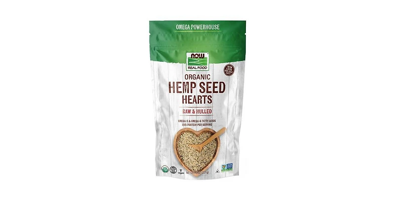 Now Foods Hemp Seed Hearts, Unflavor 8 Oz