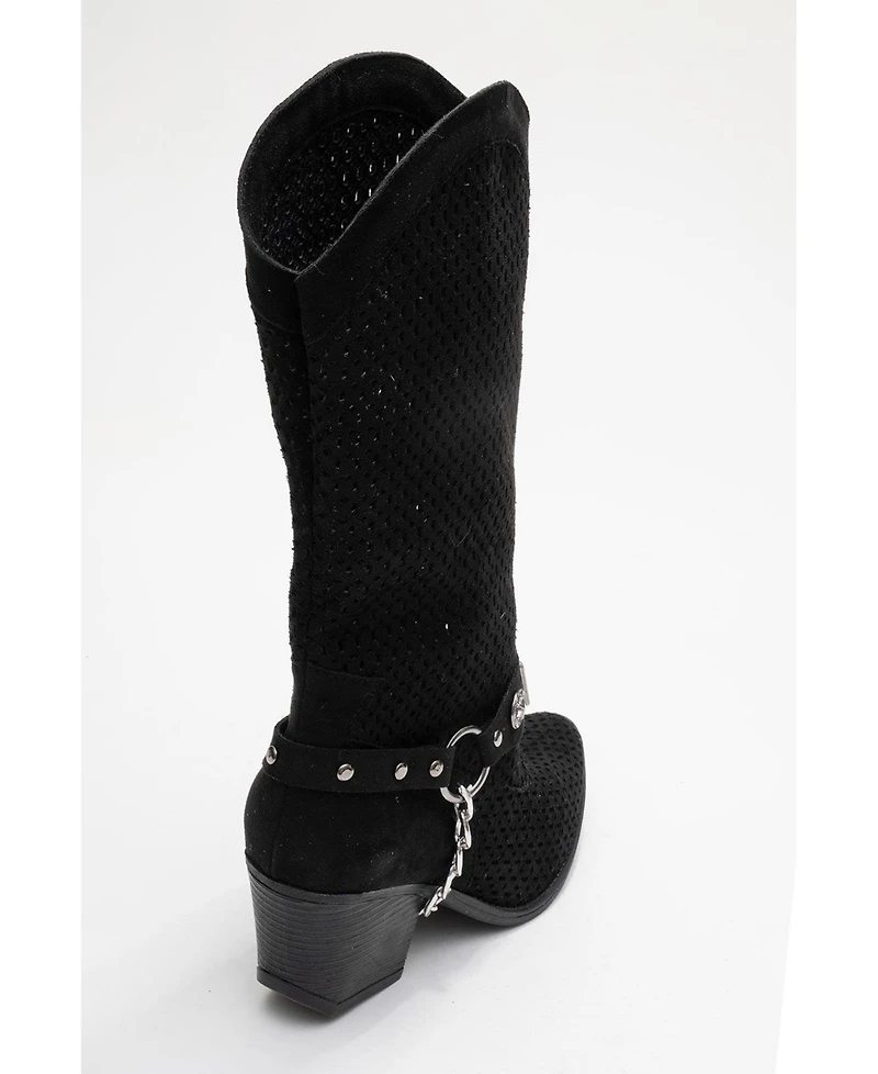 Prologue Shoes Lumen Block Heel Western Boot (Women)