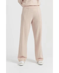 Chinti & Parker Women's Wool Cashmere Wide Leg Track Pant