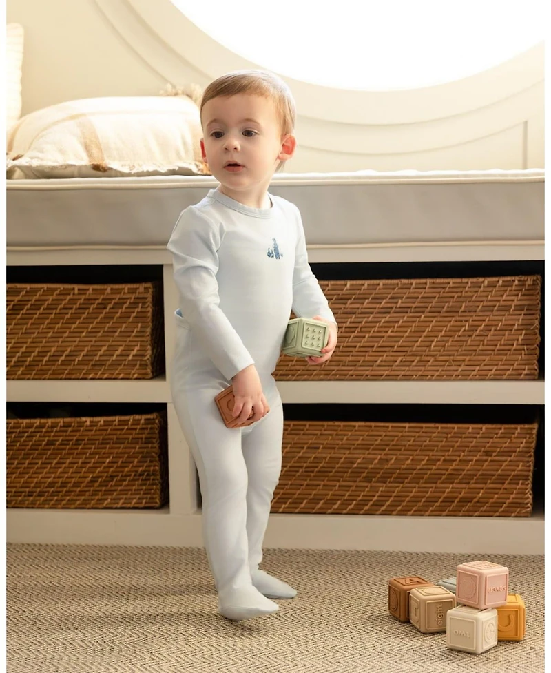 MeMoi Baby And Toddler Boys "Boy His Waddling Ducks" Cotton Rich Footie